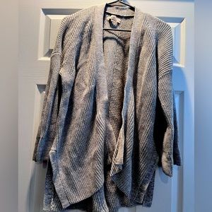 Women’s Heathered Gray Cardigan from LOFT size XXL